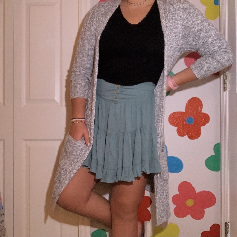 Hollister grey cardigan!